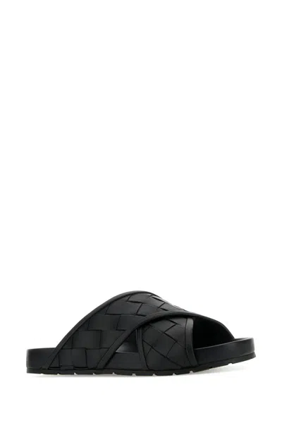 Shop Bottega Veneta Sandals In Black