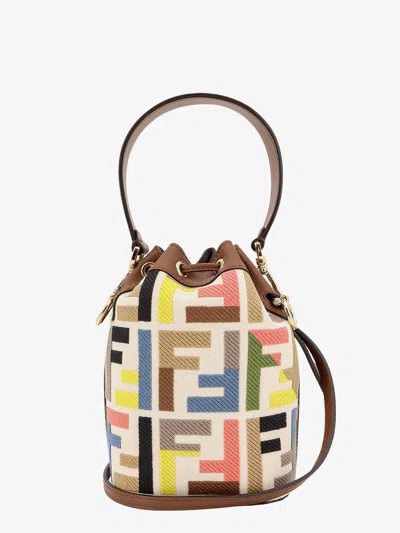 Shop Fendi Woman Mon Tresor Woman Multicolor Bucket Bags