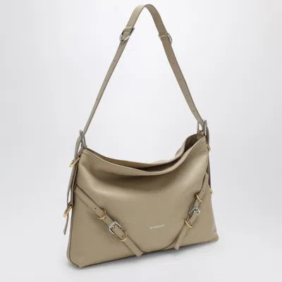 Shop Givenchy Medium Voyou Bag In Beige Leather Women In Cream