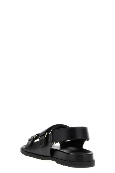 Shop Gucci Women 'moritz' Sandals In Black