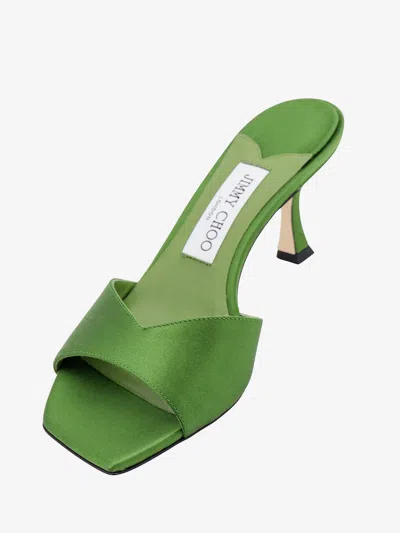 Shop Jimmy Choo Woman  Woman Green Sandals