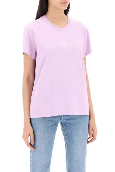 Shop Stella Mccartney Iconic Mini Heart T-shirt Women In Multicolor