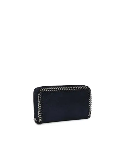 Shop Stella Mccartney Blue Recycled Polyester Wallet Woman