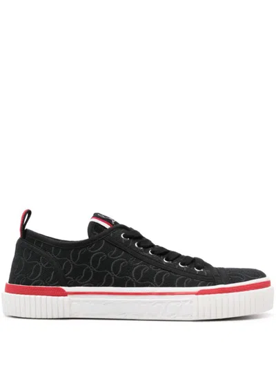 Shop Christian Louboutin Sneakers Black