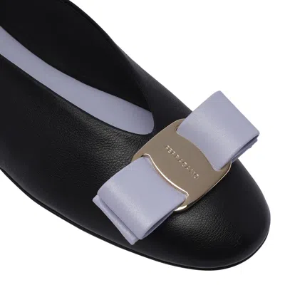 Shop Ferragamo Flat Shoes In Black