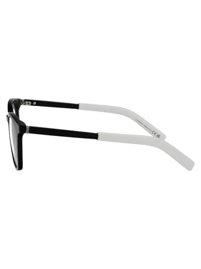 Moncler Nero Lucido Acetate Glasses In 001 Nero Lucido