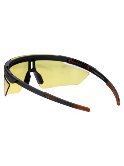 Shop Tagheuer Sunglasses In 02j Nero Opaco/roviex