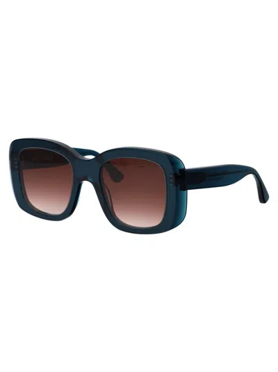 Thierry Lasry Green Acetate Sunglasses In Blue