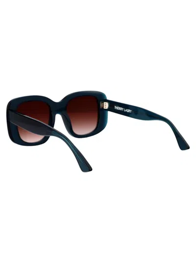Thierry Lasry Green Acetate Sunglasses In Blue