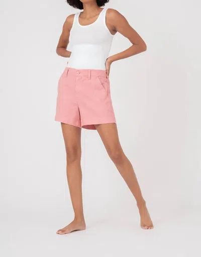 Level 99 Kylie Mid Length Short In Marsh Mellow In Multi