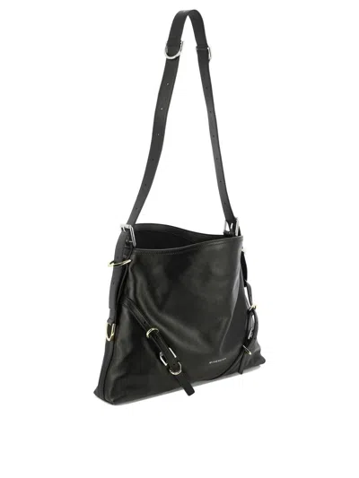 Shop Givenchy "medium Voyou" Shoulder Bag In Black