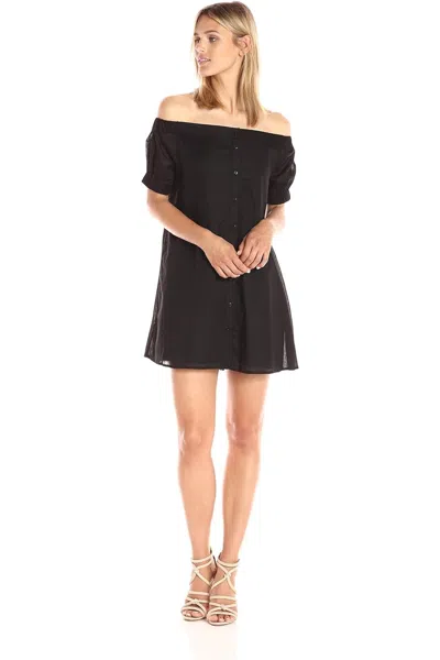 Shop The Fifth Label Women's Sun Valley Off Shoulder Dress, Black