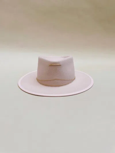 Van Palma Anna Hat In Baby Pink In Pink