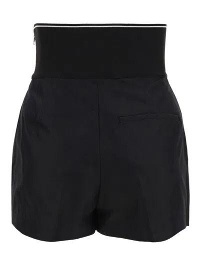 Shop Alexander Wang Bermuda Shorts In Black