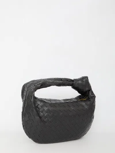 Shop Bottega Veneta Teen Jodie Shoulder Bag In Black