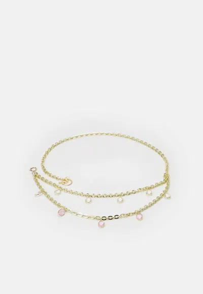 Shop Pinko Women's Joelle Belt In Shiny Gold In Multi