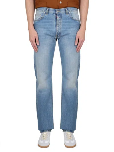 Shop Maison Margiela Five Pocket Jeans In Denim