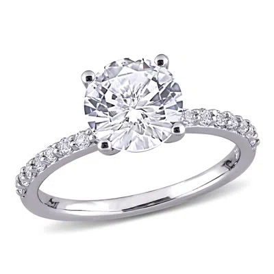 Mimi & Max 2 3/4ct Tgw Created White Sapphire Solitaire Ring In 10k White Gold In White