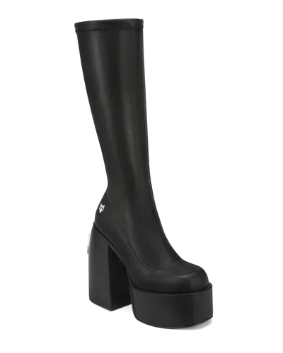Naked Wolfe Spice Faux-leather Knee-thigh Heeled Boots