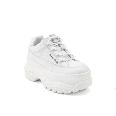 Naked Wolfe Sporty Chunky Platform Sneaker In White
