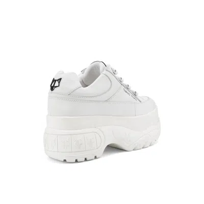 Naked Wolfe Sporty Chunky Platform Sneaker In White