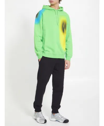 Shop A-cold-wall* Men's Hypergraphic Hoodie In Green Cotton