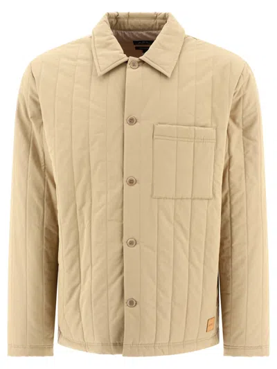 Shop Apc Stylish Beige Jacket For Men From