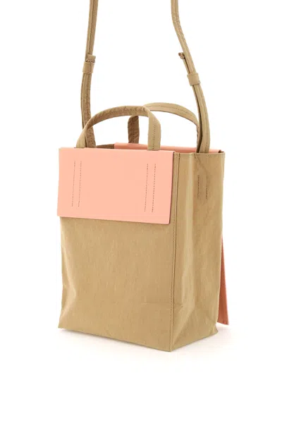 Shop Acne Studios Baker Out Medium Unisex Tote Handbag Handbag In Multicolor