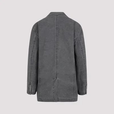 Shop Acne Studios Classic Black Cotton Jacket For Women