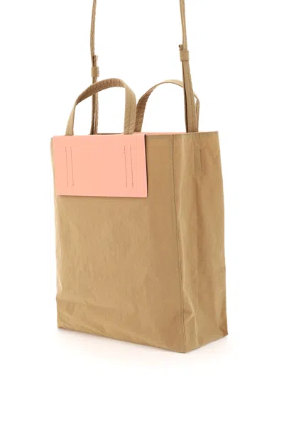 Shop Acne Studios Mixed Colours Unisex Baker Out Medium Tote Handbag In Multicolor