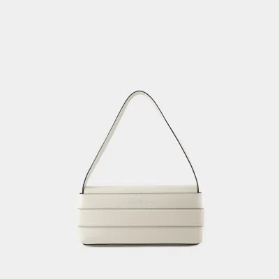 Shop Acne Studios Elegant White Calfskin Shoulder Bag For Women's Ss24 Collection