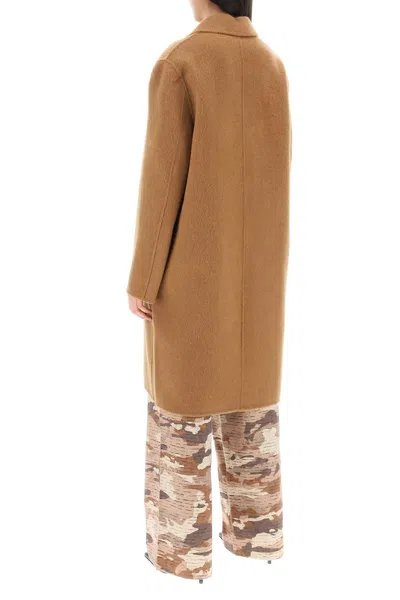 Shop Acne Studios Soft Wool & Alpaca Midi Jacket For Women In Beige
