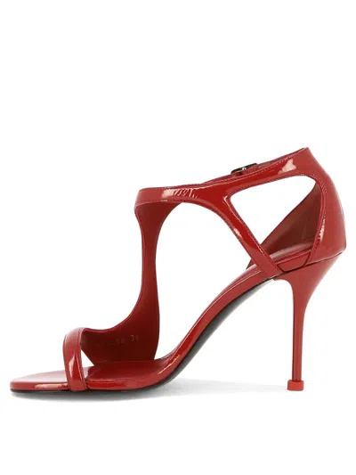 Shop Alexander Mcqueen Extra Soft Red Sandals For Women