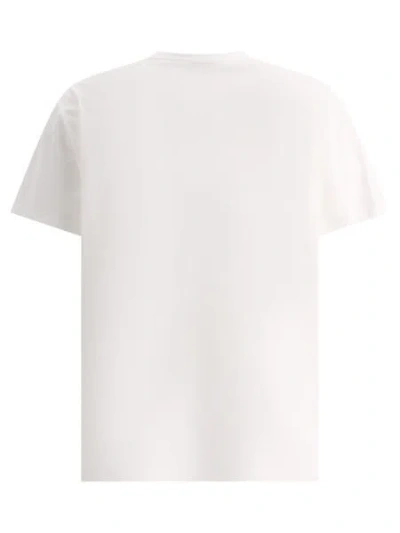 Shop Alexander Mcqueen Men's White Ribbed Cotton T-shirt For Fw23 In White Mix