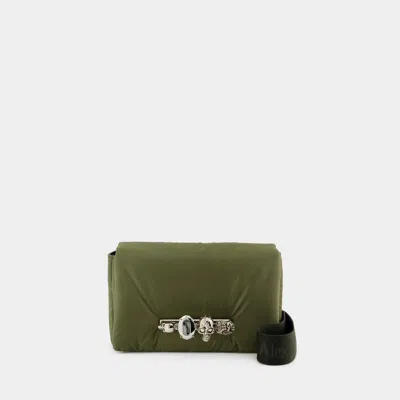 Shop Alexander Mcqueen Men's Knuckle Bum Crossbody Bag In Tan