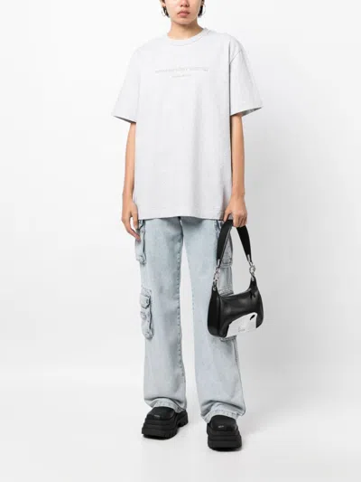 Shop Alexander Wang Classy And Comfortable Grey T-shirt For Women