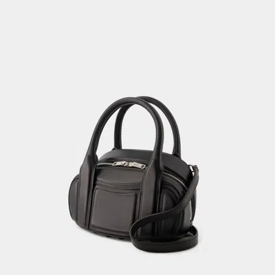 Shop Alexander Wang Small Black Lambskin Handbag For Women