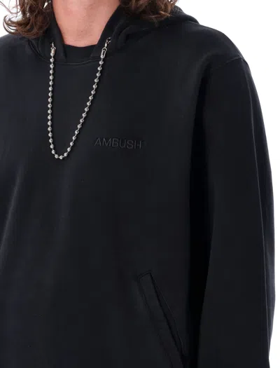 Shop Ambush Men's Black Ballchain Hoodie For Fw23