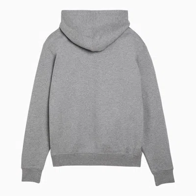 Shop Ami Alexandre Mattiussi Ami Of Coeur Grey Sweatshirt Hoodie