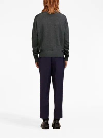 Shop Ami Alexandre Mattiussi Men's Fw23 100% Merino Wool Sweater In Color 055
