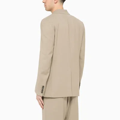Shop Ami Alexandre Mattiussi Sophisticated Tan Blazer For Men – Ss24 Collection In Beige