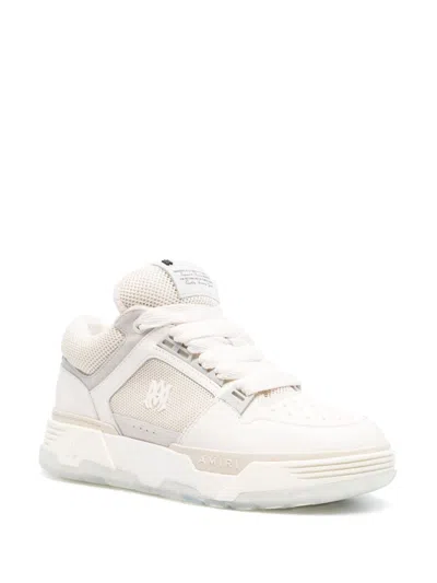 Shop Amiri Sleek White High-top Sneakers For Men