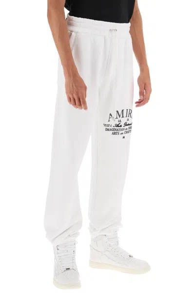 Shop Amiri Men's Arts District Joggers In White For Fw23