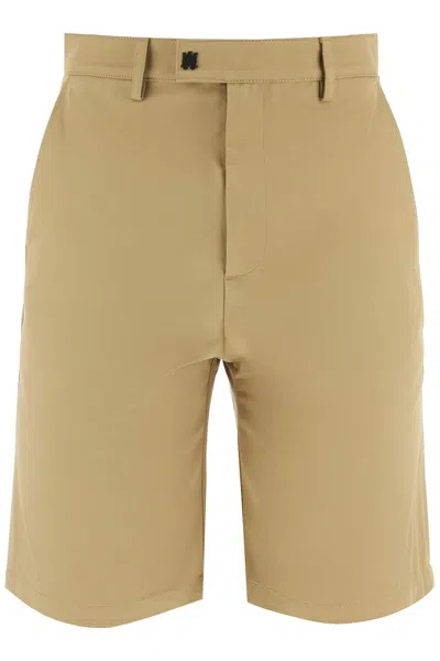 Shop Amiri Men's Flared Arts District Shorts In Tan In Beige