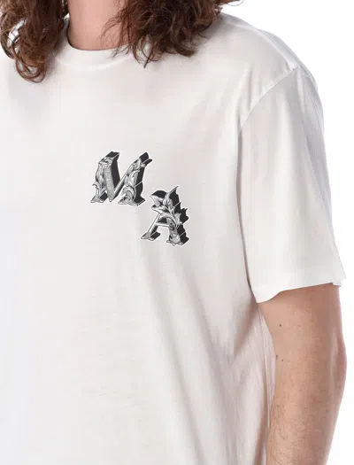 Shop Amiri Men's White Cotton Graphic Angel T-shirt For Ss24