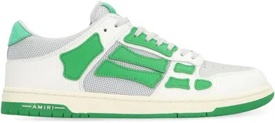 Shop Amiri Skel Top Sneaker In Green