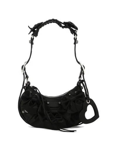 Shop Balenciaga "le Cagole Xs" Crossbody Handbag In Black