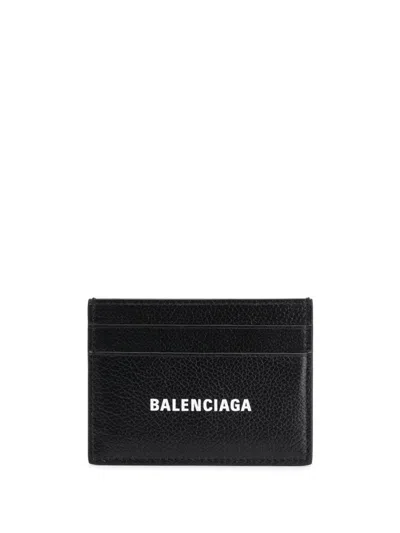 Shop Balenciaga Credit Card Holder In Black
