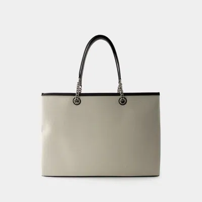 Shop Balenciaga Duty Free Tote Handbag Handbag L In Beige