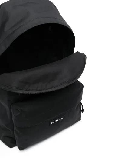 Shop Balenciaga Explorer Nylon Backpack In Black
